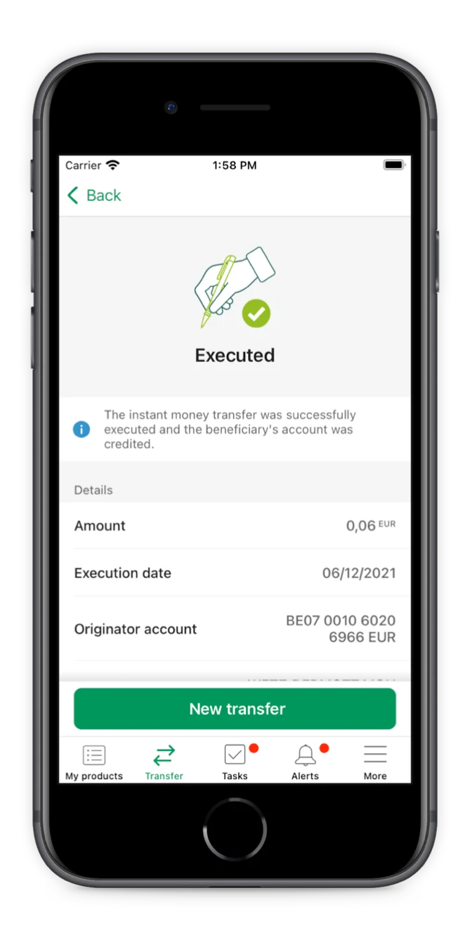 Easy Banking Business multi-company corporate dashboard