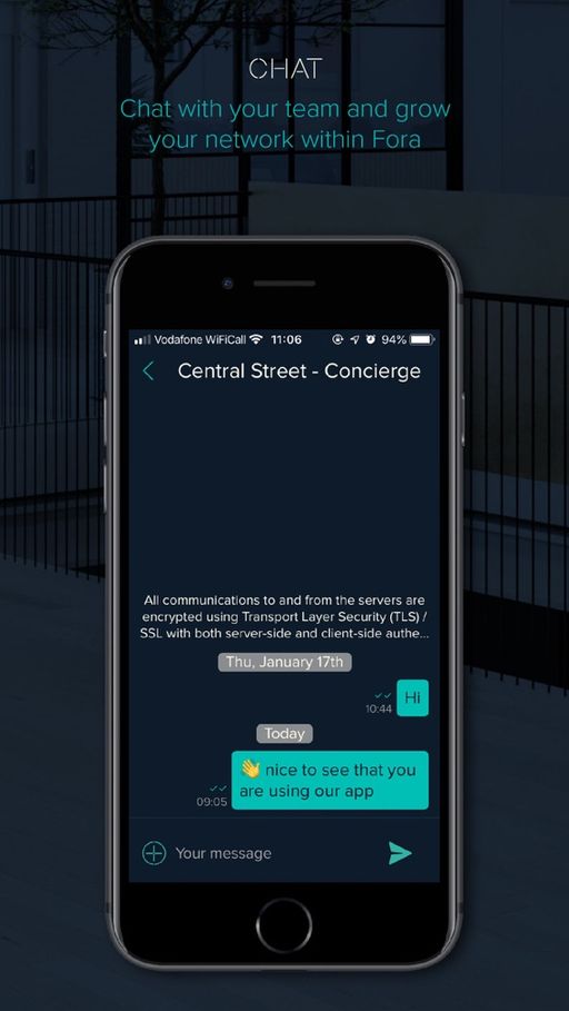 FORA community events and resident network feed